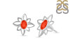 Red Onyx Stud Earring ROX-RDE-11.