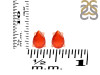 Red Onyx Stud Earring ROX-RDE-1174.