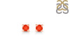 Red Onyx Stud Earring ROX-RDE-1296.