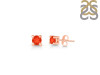 Red Onyx Stud Earring ROX-RDE-1296.