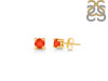Red Onyx Stud Earring ROX-RDE-1296.