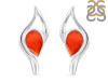 Red Onyx Stud Earring ROX-RDE-13.