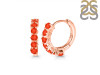 Red Onyx Hoop Hoop Earring ROX-RDE-1473.