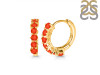 Red Onyx Hoop Hoop Earring ROX-RDE-1473.