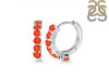 Red Onyx Hoop Hoop Earring ROX-RDE-1473.