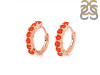 Red Onyx Hoop Hoop Earring ROX-RDE-1473.