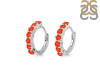 Red Onyx Hoop Hoop Earring ROX-RDE-1473.
