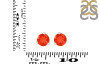 Red Onyx Stud Earring ROX-RDE-1565.