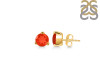 Red Onyx Stud Earring ROX-RDE-1566.