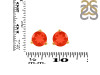 Red Onyx Stud Earring ROX-RDE-1568.