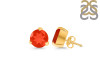 Red Onyx Stud Earring ROX-RDE-1570.