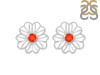 Red Onyx Stud Earring ROX-RDE-61.