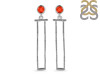 Red Onyx Earring ROX-RDE-614.