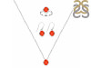  Red Onyx Jewelry Set ROX-RDN-456-RDE-998-RDR-1882.
