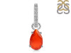 Red Onyx & White Topaz Pendant ROX-RDP-550-CZ-LOOP.