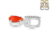 Red Onyx & White Topaz Pendant ROX-RDP-550-CZ-LOOP.