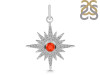 Red Onyx & White Topaz Pendant ROX-RDP-693.