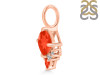 Red Onyx & White Topaz Pendant ROX-RDP-729.