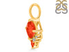 Red Onyx & White Topaz Pendant ROX-RDP-729.