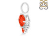Red Onyx & White Topaz Pendant ROX-RDP-729.