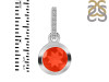 Red Onyx & White Topaz Pendant ROX-RDP-742-CZ-LOOP.
