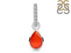 Red Onyx & White Topaz Pendant ROX-RDP-779-CZ-LOOP.