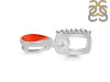 Red Onyx & White Topaz Pendant ROX-RDP-779-CZ-LOOP.