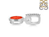 Red Onyx & White Topaz Pendant ROX-RDP-780-CZ-LOOP.