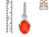 Red Onyx & White Topaz Pendant ROX-RDP-792-CZ-LOOP.