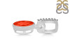 Red Onyx & White Topaz Pendant ROX-RDP-792-CZ-LOOP.