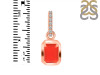 Red Onyx & White Topaz Pendant ROX-RDP-954-CZ-LOOP.