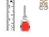 Red Onyx & White Topaz Pendant ROX-RDP-954-CZ-LOOP.