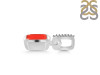Red Onyx & White Topaz Pendant ROX-RDP-954-CZ-LOOP.
