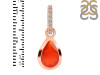 Red Onyx & White Topaz Pendant ROX-RDP-956-CZ-LOOP.