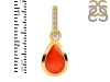 Red Onyx & White Topaz Pendant ROX-RDP-956-CZ-LOOP.