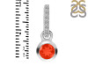 Red Onyx & White Topaz Pendant ROX-RDP-957-CZ-LOOP.