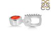 Red Onyx & White Topaz Pendant ROX-RDP-957-CZ-LOOP.
