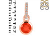 Red Onyx & White Topaz Pendant ROX-RDP-958-CZ-LOOP.