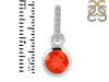 Red Onyx & White Topaz Pendant ROX-RDP-958-CZ-LOOP.