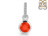 Red Onyx & White Topaz Pendant ROX-RDP-958-CZ-LOOP.