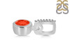 Red Onyx & White Topaz Pendant ROX-RDP-958-CZ-LOOP.