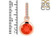 Red Onyx & White Topaz Pendant ROX-RDP-959-CZ-LOOP.
