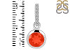 Red Onyx & White Topaz Pendant ROX-RDP-959-CZ-LOOP.