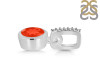 Red Onyx & White Topaz Pendant ROX-RDP-959-CZ-LOOP.