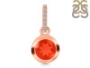 Red Onyx & White Topaz Pendant ROX-RDP-960-CZ-LOOP.