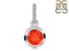 Red Onyx & White Topaz Pendant ROX-RDP-960-CZ-LOOP.
