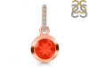 Red Onyx & White Topaz Pendant ROX-RDP-992-CZ-LOOP.