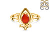 Red Onyx Lotus Ring ROX-RDR-2157.