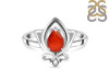 Red Onyx Lotus Ring ROX-RDR-2157.