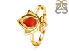 Red Onyx Lotus Ring ROX-RDR-2157.
